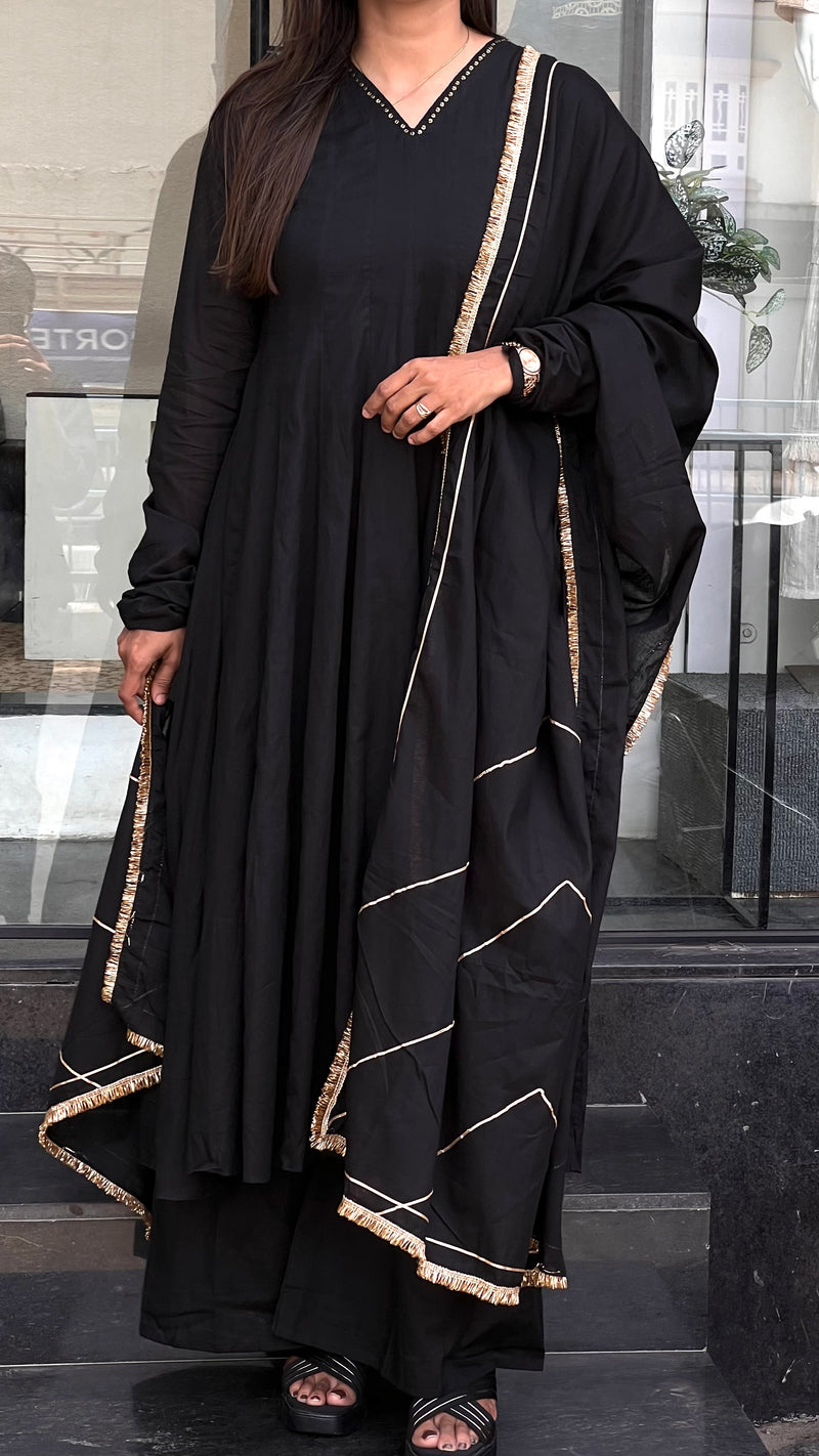 Black Mul Anarkali