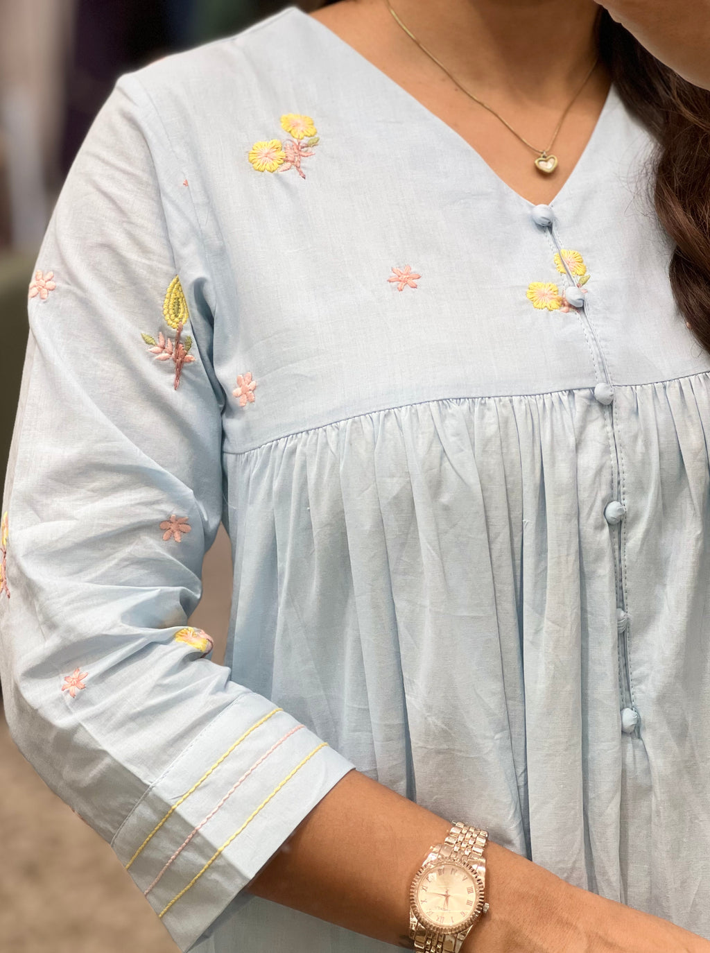 Sky Single Kurti