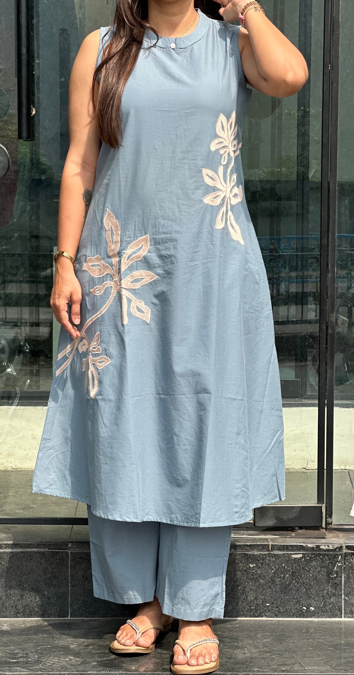 Sky Sleeveless Set