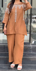 Light Coffee imp Co-ord Set