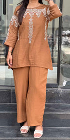 Light Coffee imp Co-ord Set