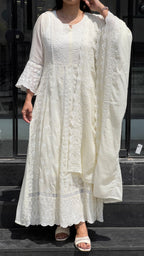 Cream Lucknowi Pair