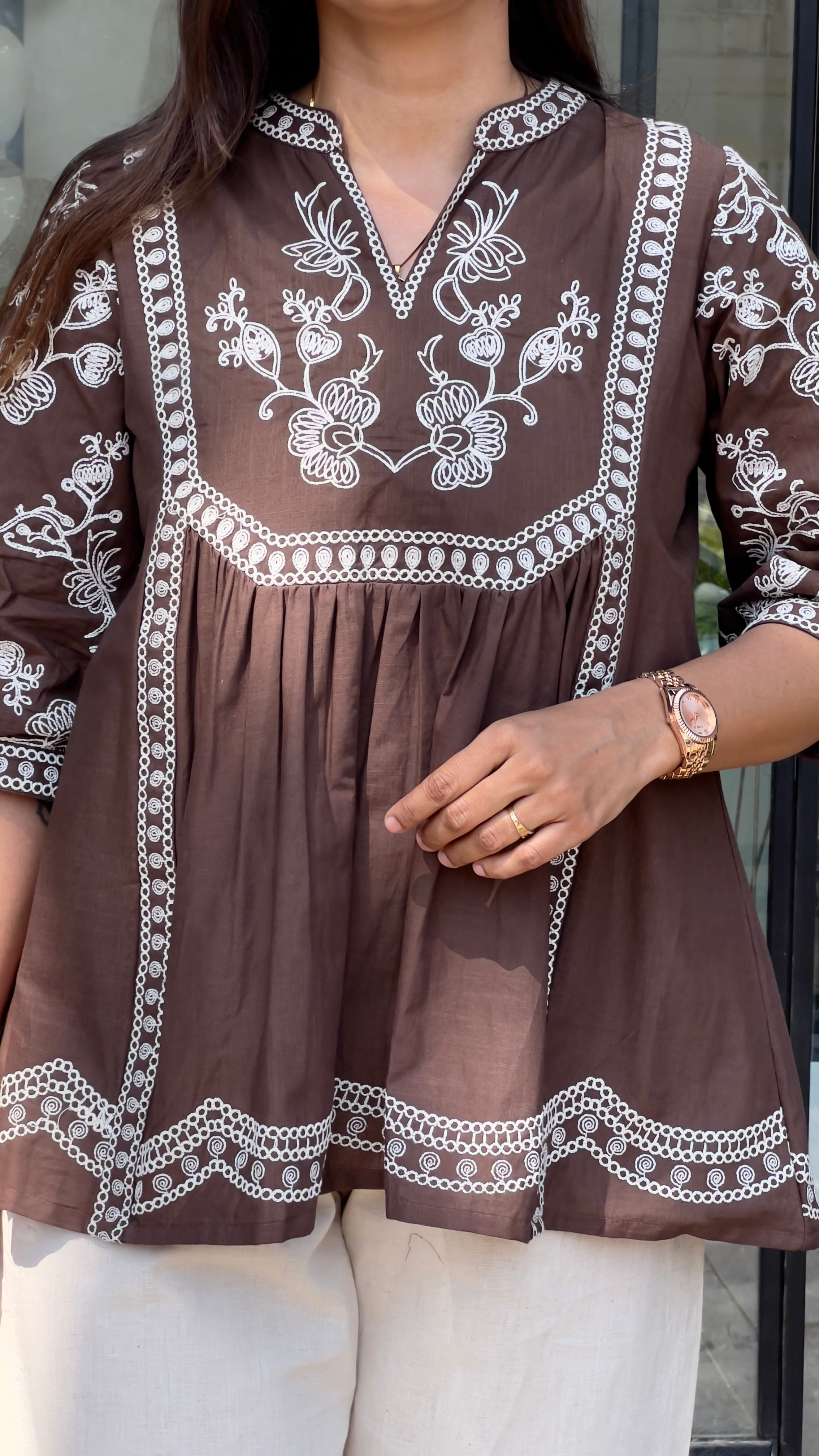 Coffee designer Tunic