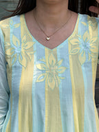 Pastel Mul Anarkali Pair