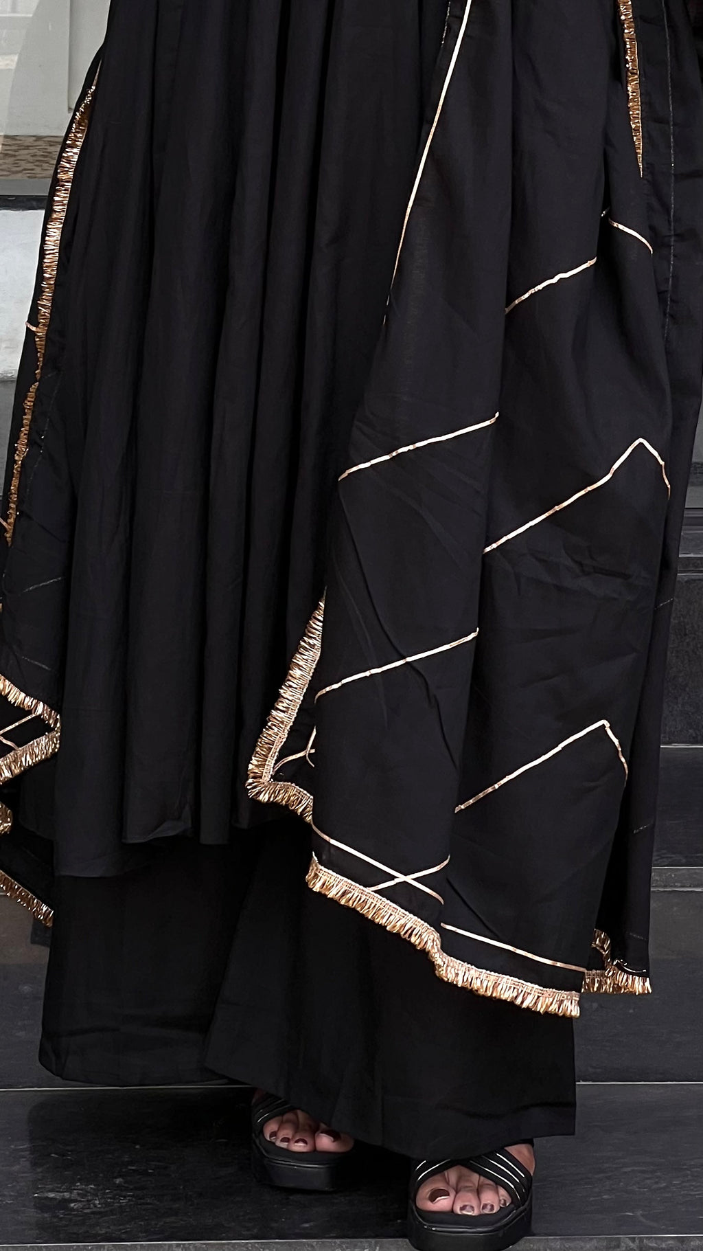 Black Mul Anarkali