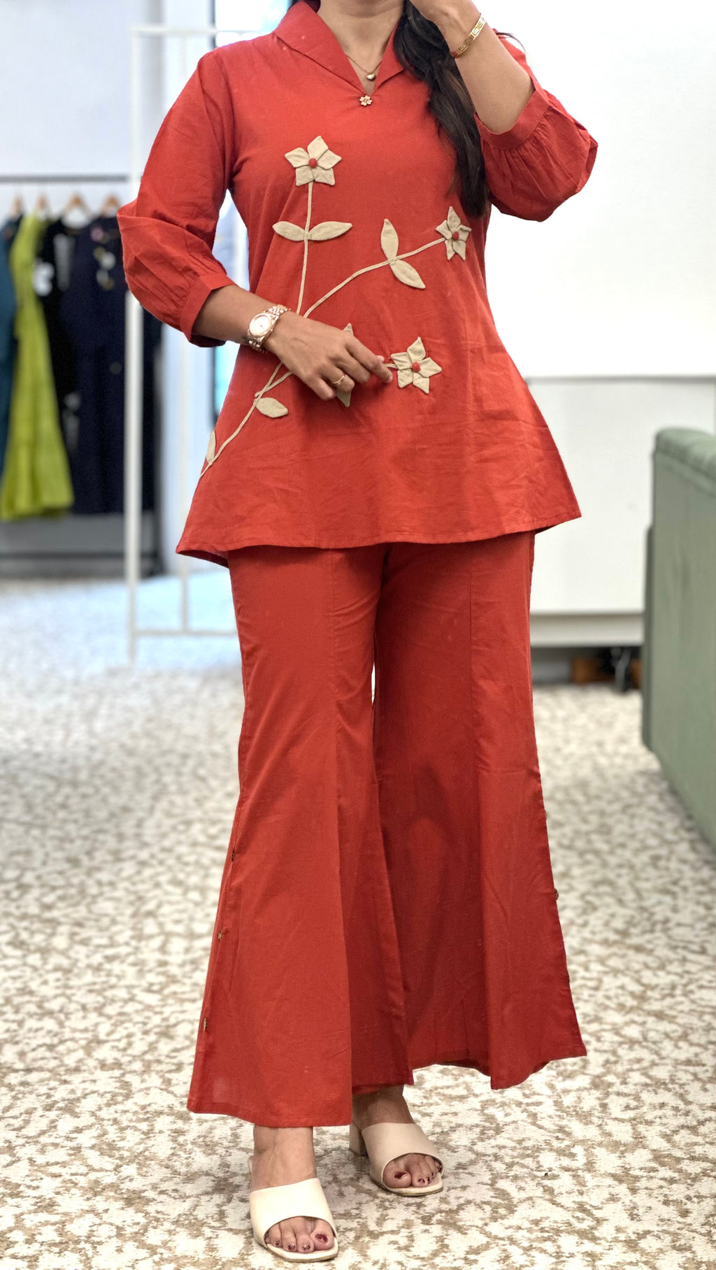 Rust Orange Co-ord Set