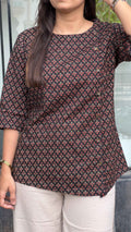 Black Printed Tunic