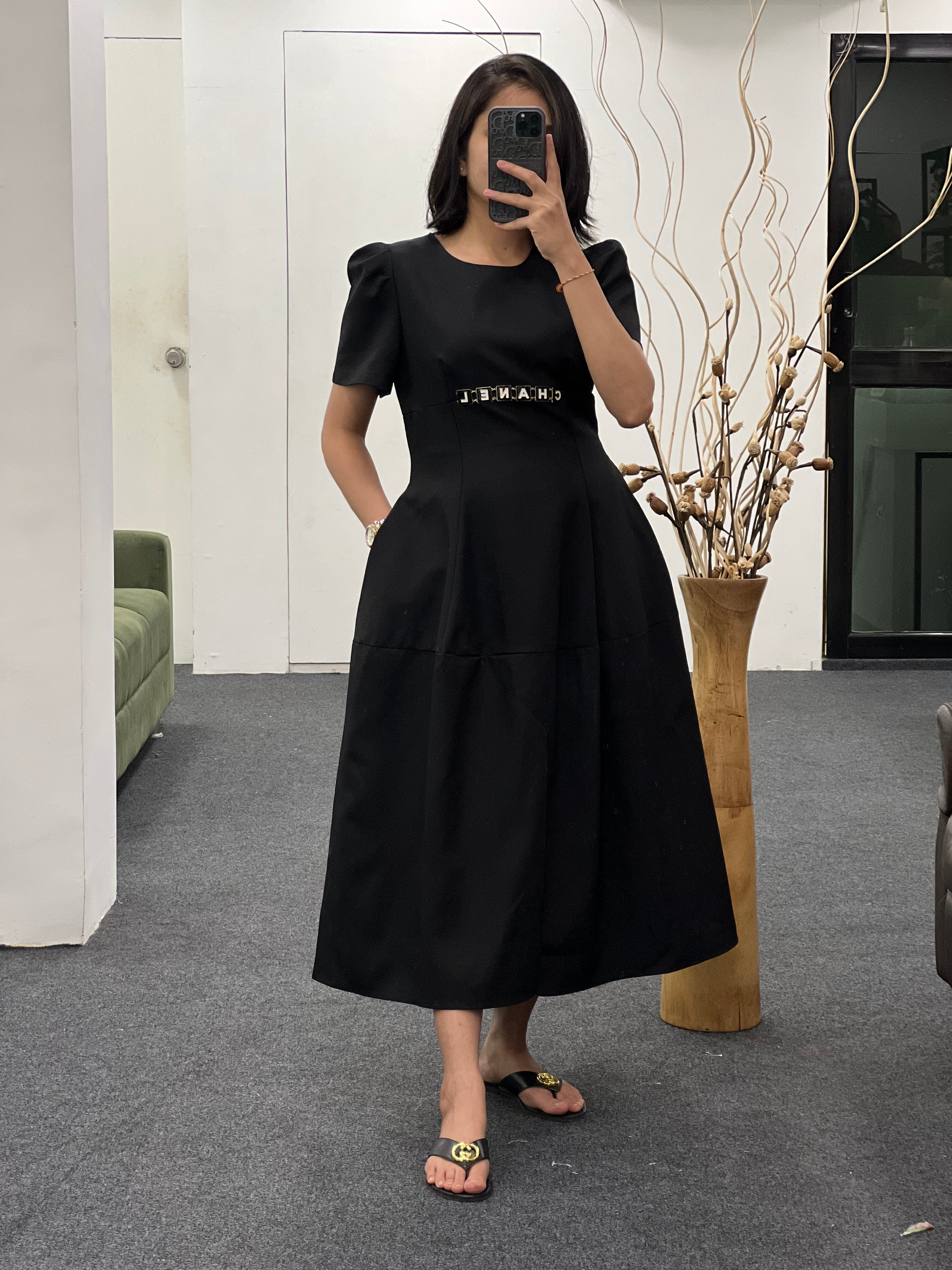 Black chanel onepiece