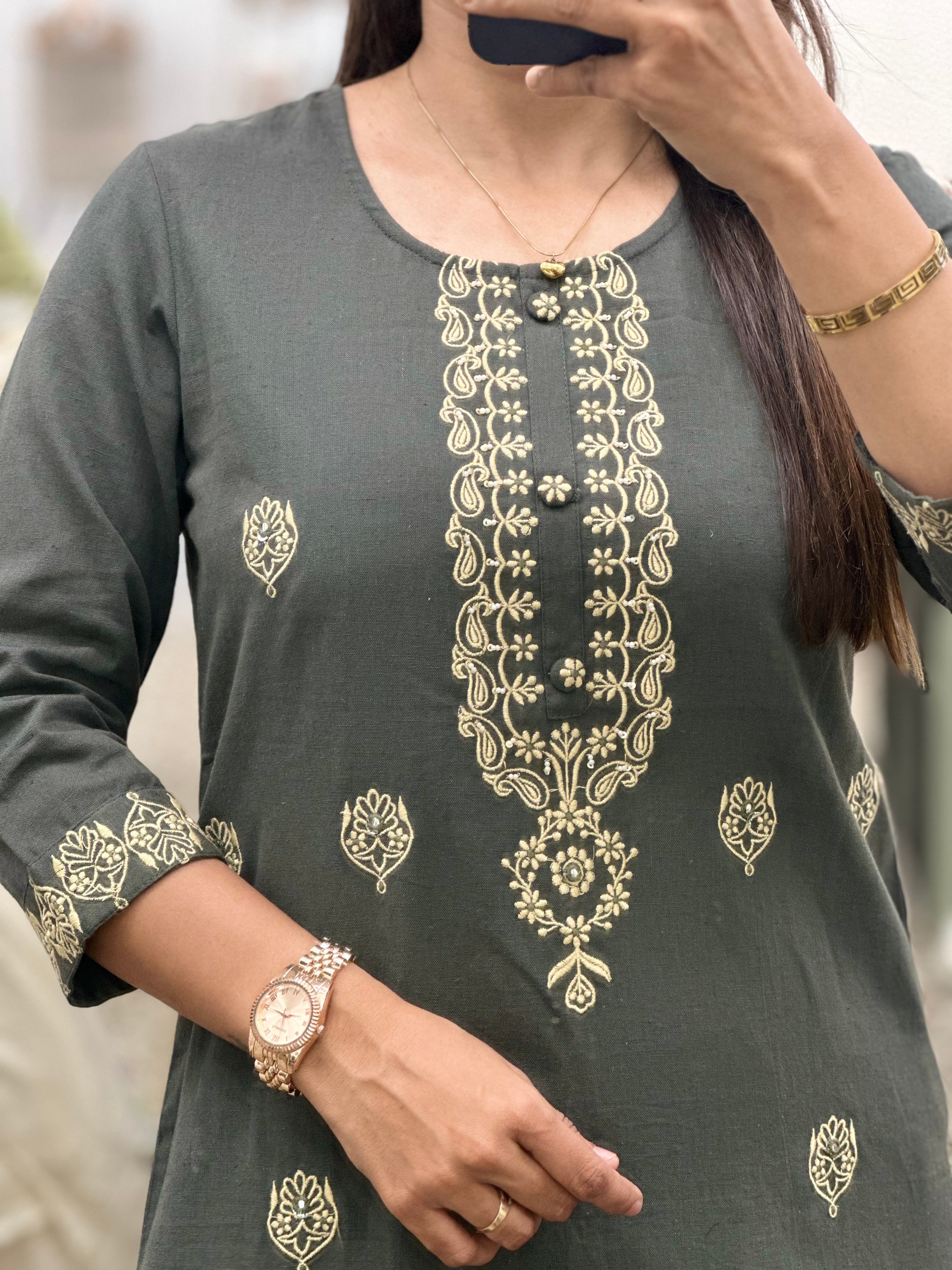 Grey Cotton Pair