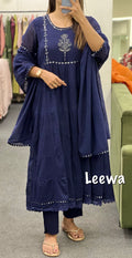 Navy Blue Mul Pair