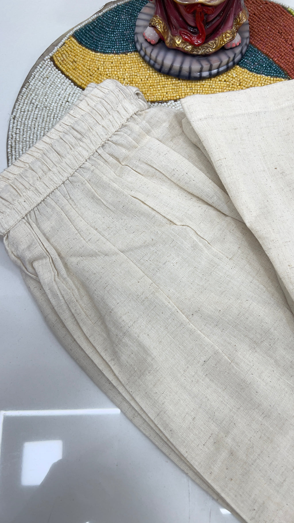 Off white Khadi Plazo