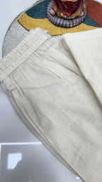 Off white Khadi Plazo