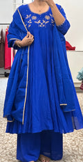 Royal Blue Anarkali Pair