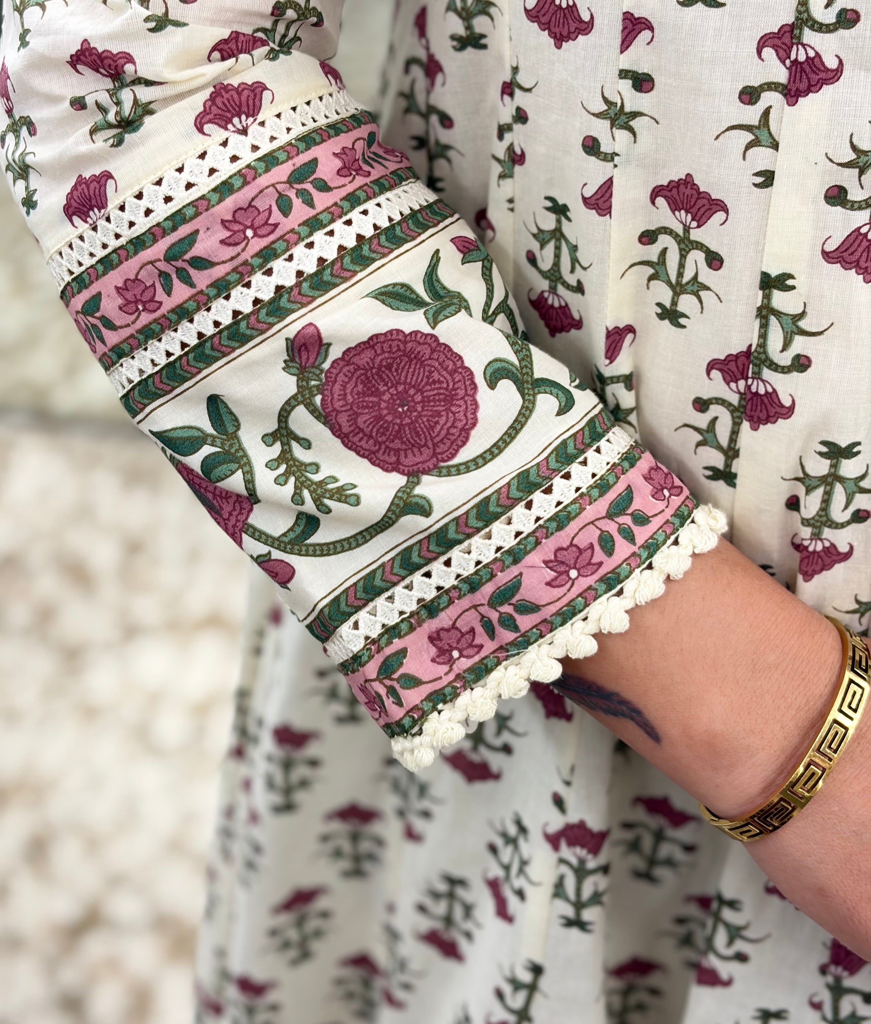 Floral Anarkali Pair