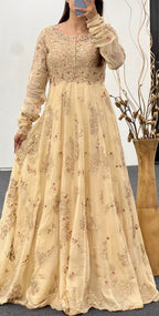 Cream Heavy Gown