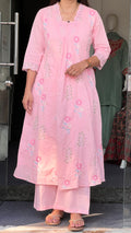 Pink kurti Pant Set