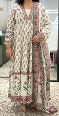 Floral Anarkali Pair