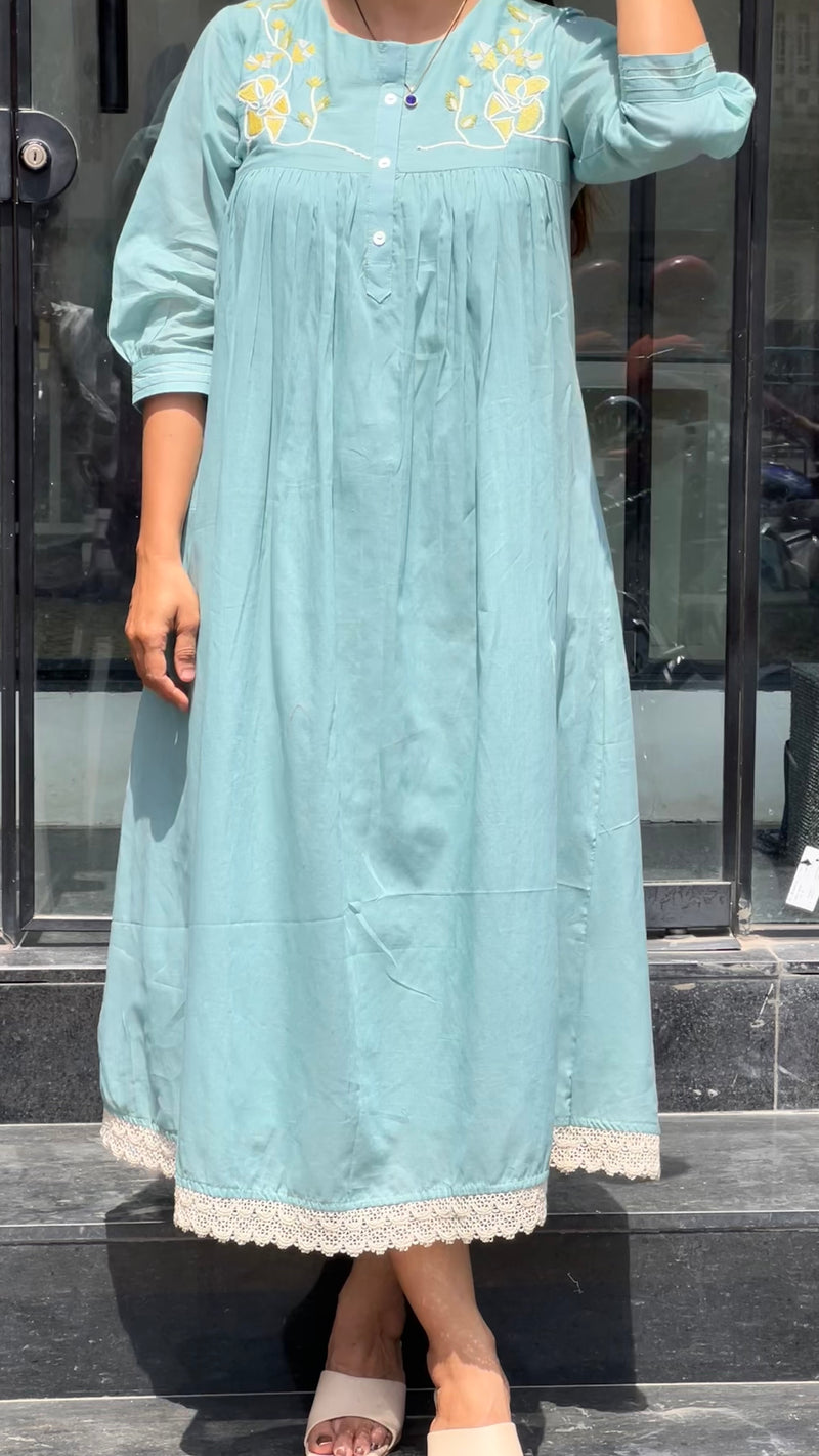 Sky Single Kurti
