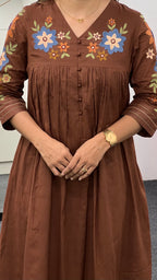 Coffee Single Kurti