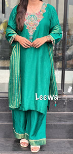 Green Silk Pair