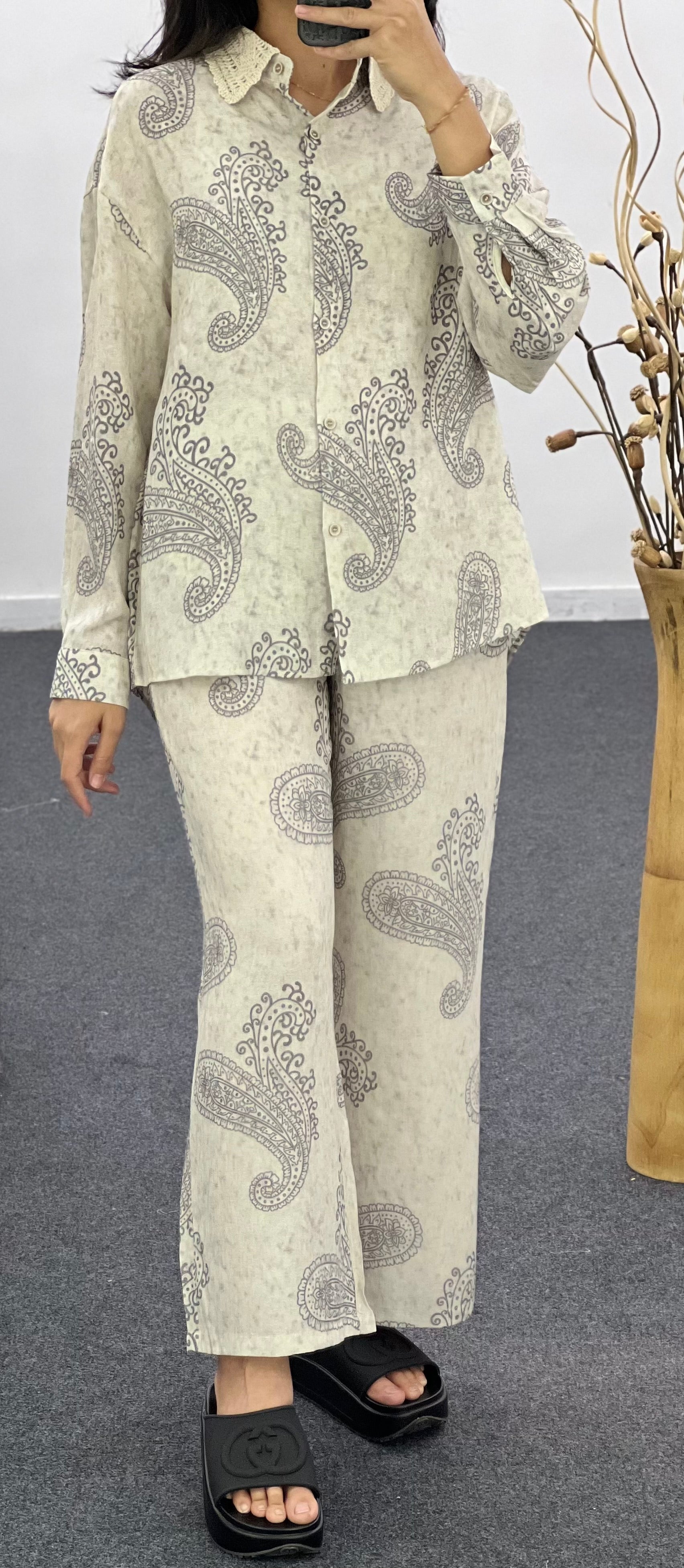 Off-white Printed Co-rd set