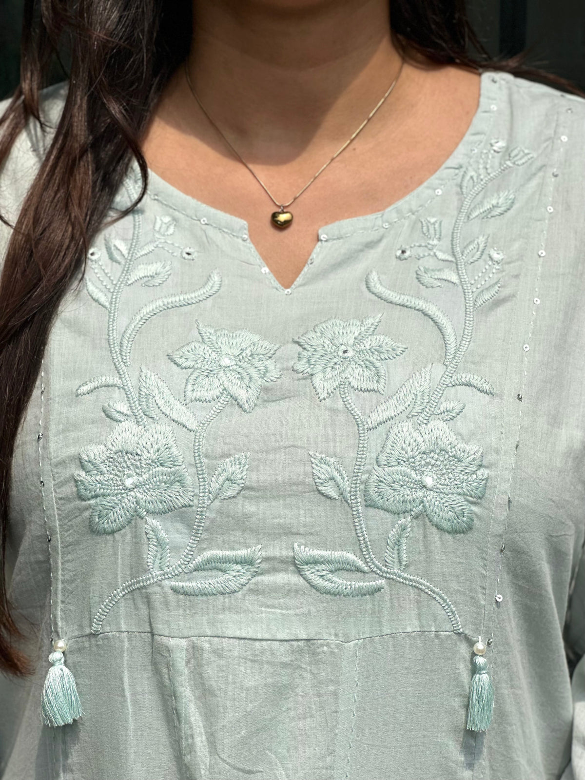 Sky kurti Pant Set