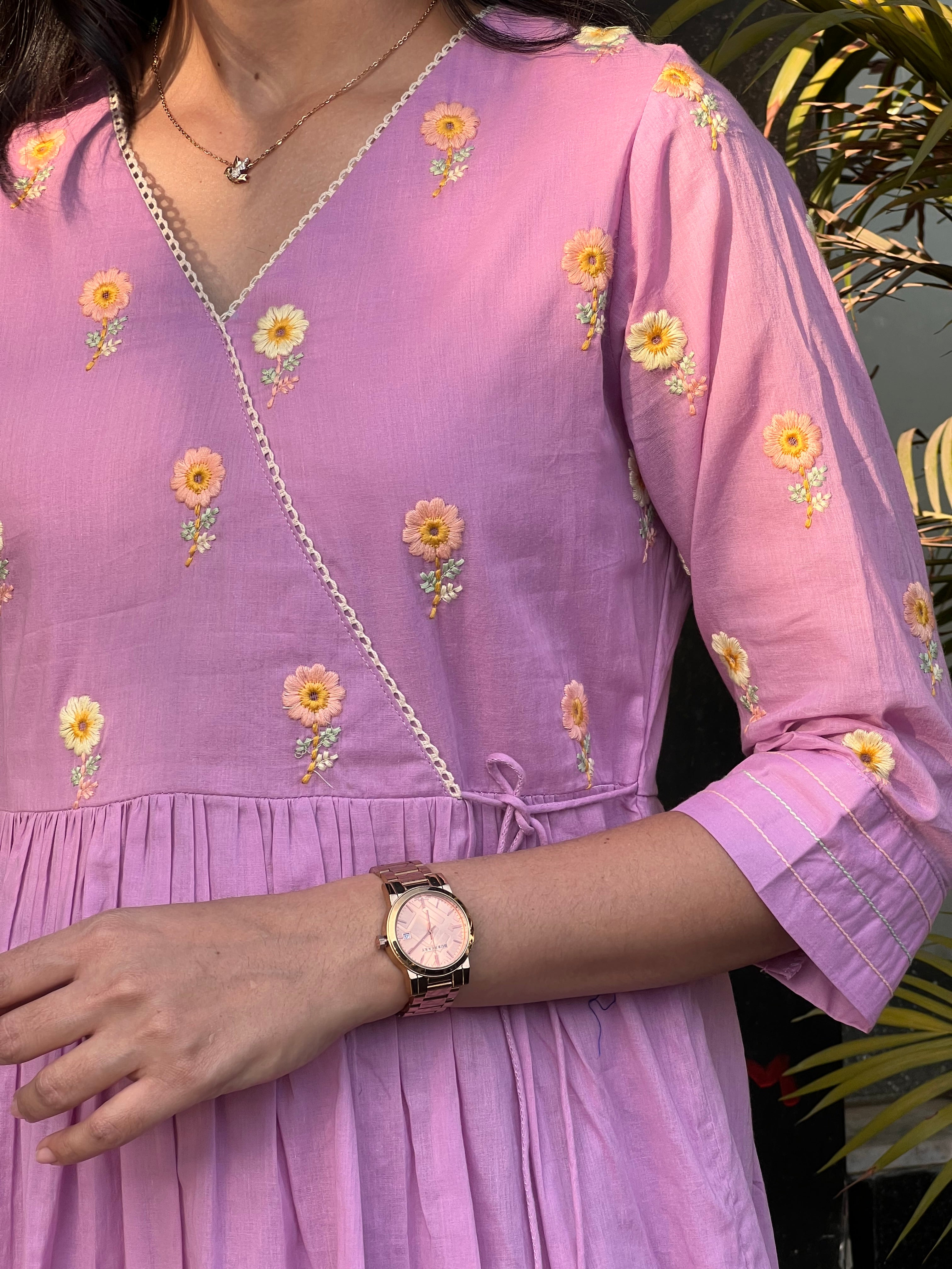 Pink Single Kurti