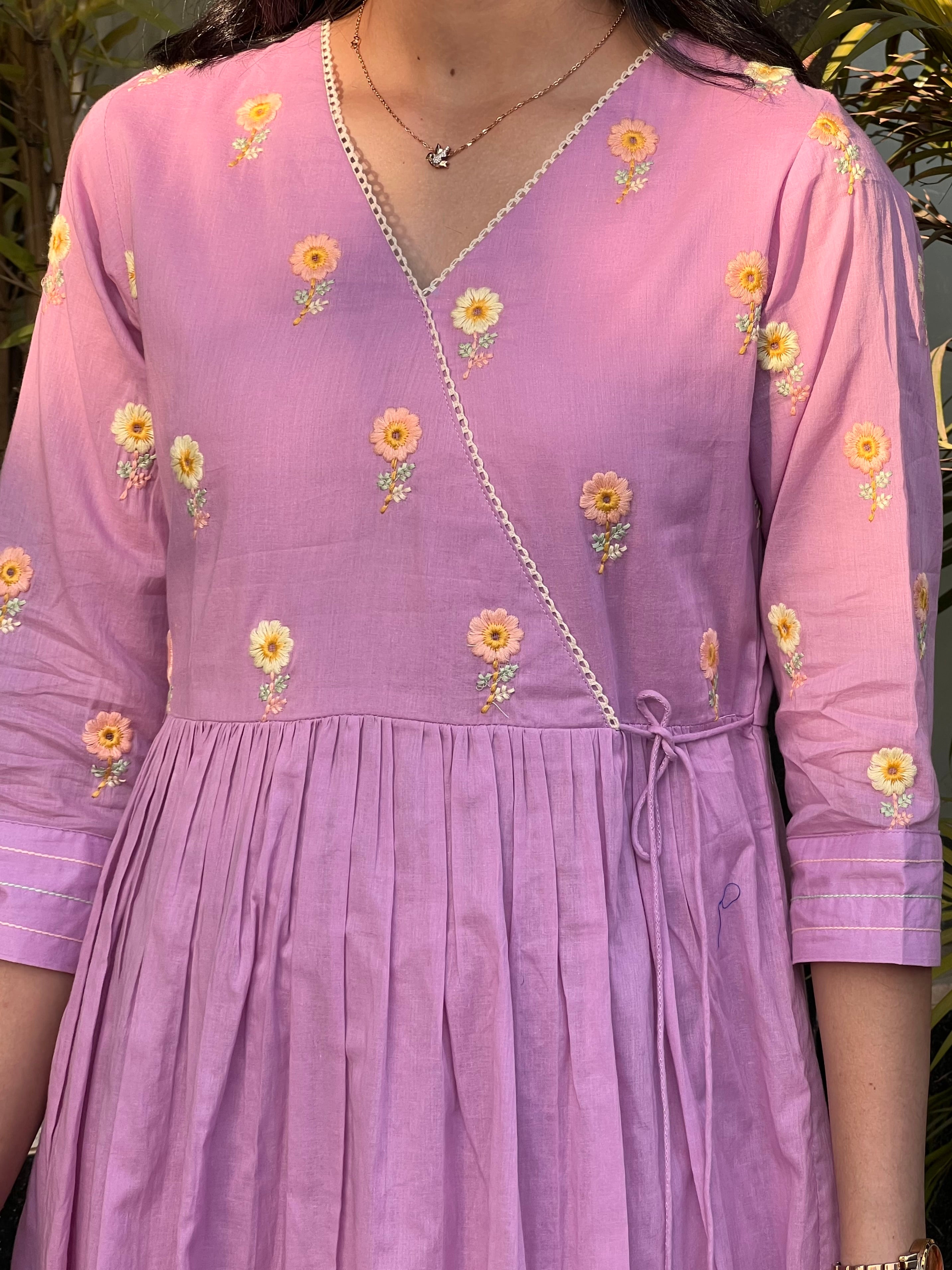 Pink Single Kurti
