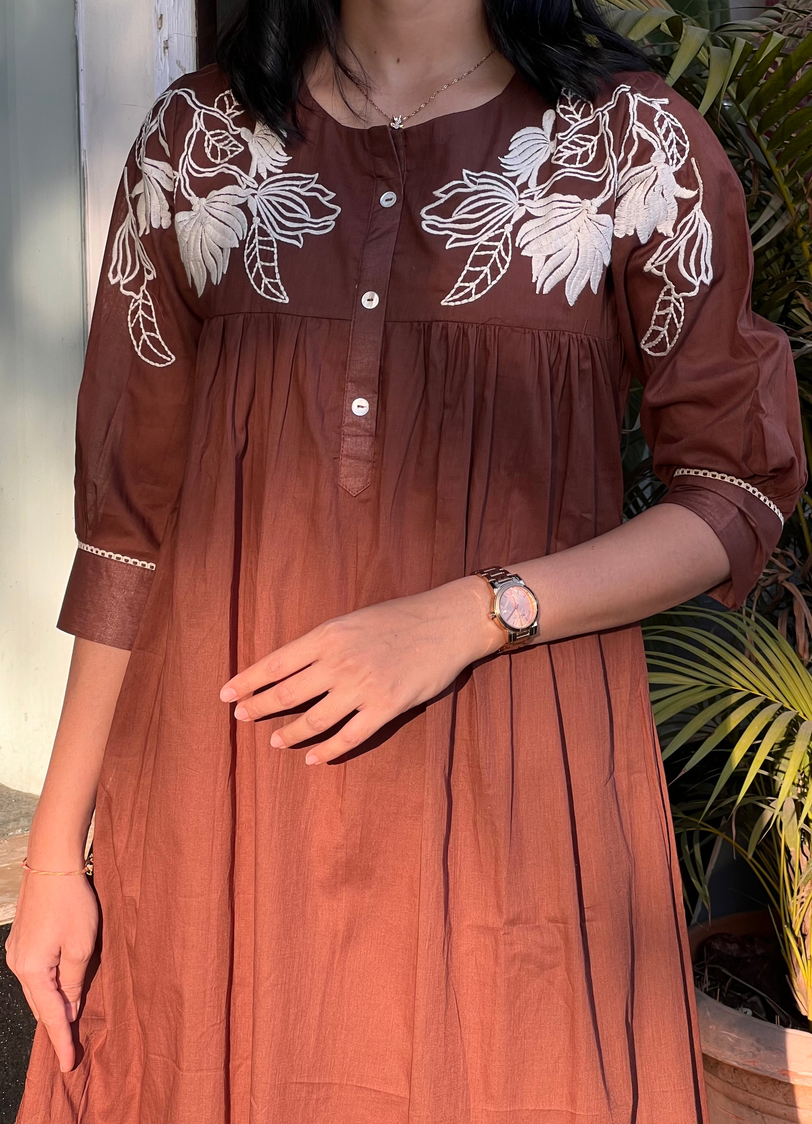 Coffee Single Kurti