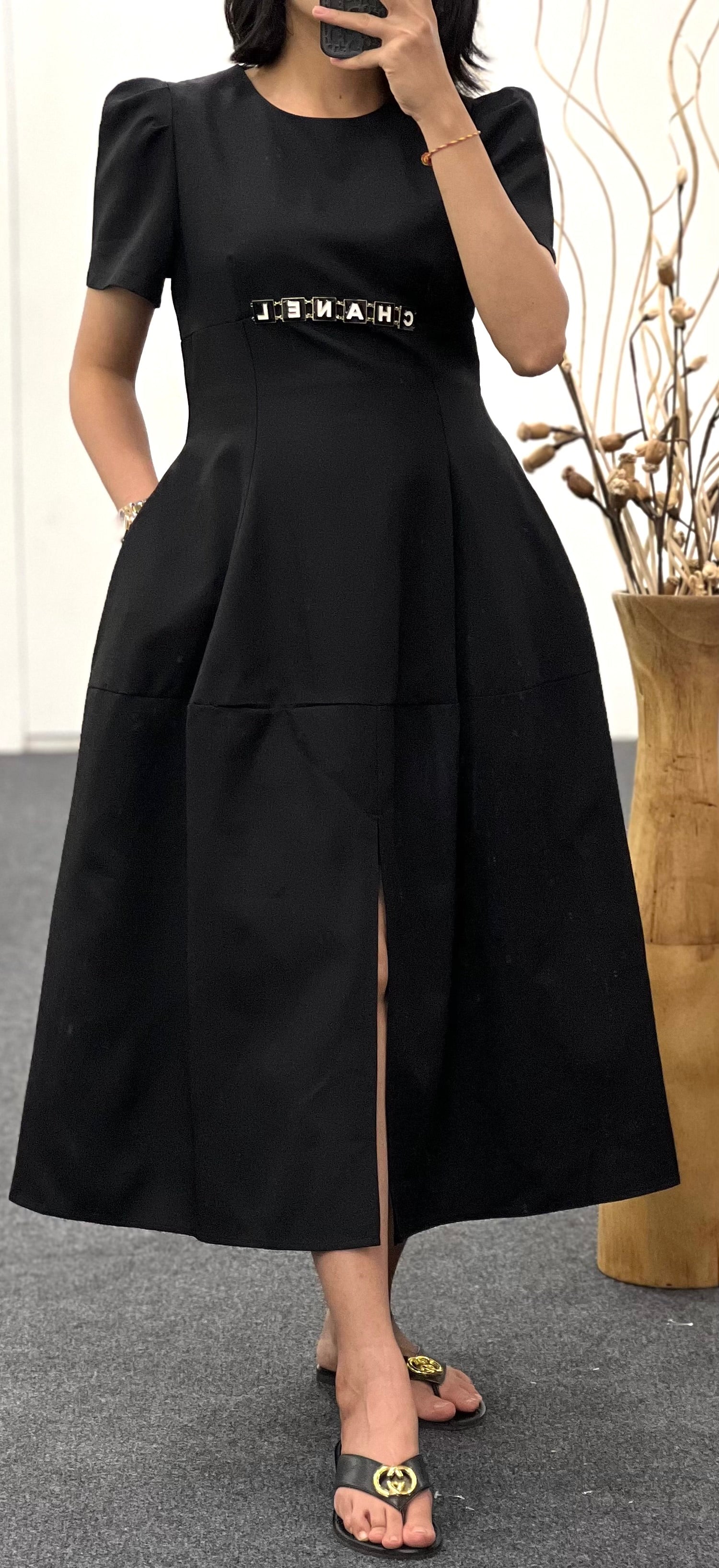 Black chanel onepiece