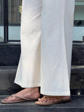 Off white Khadi Plazo