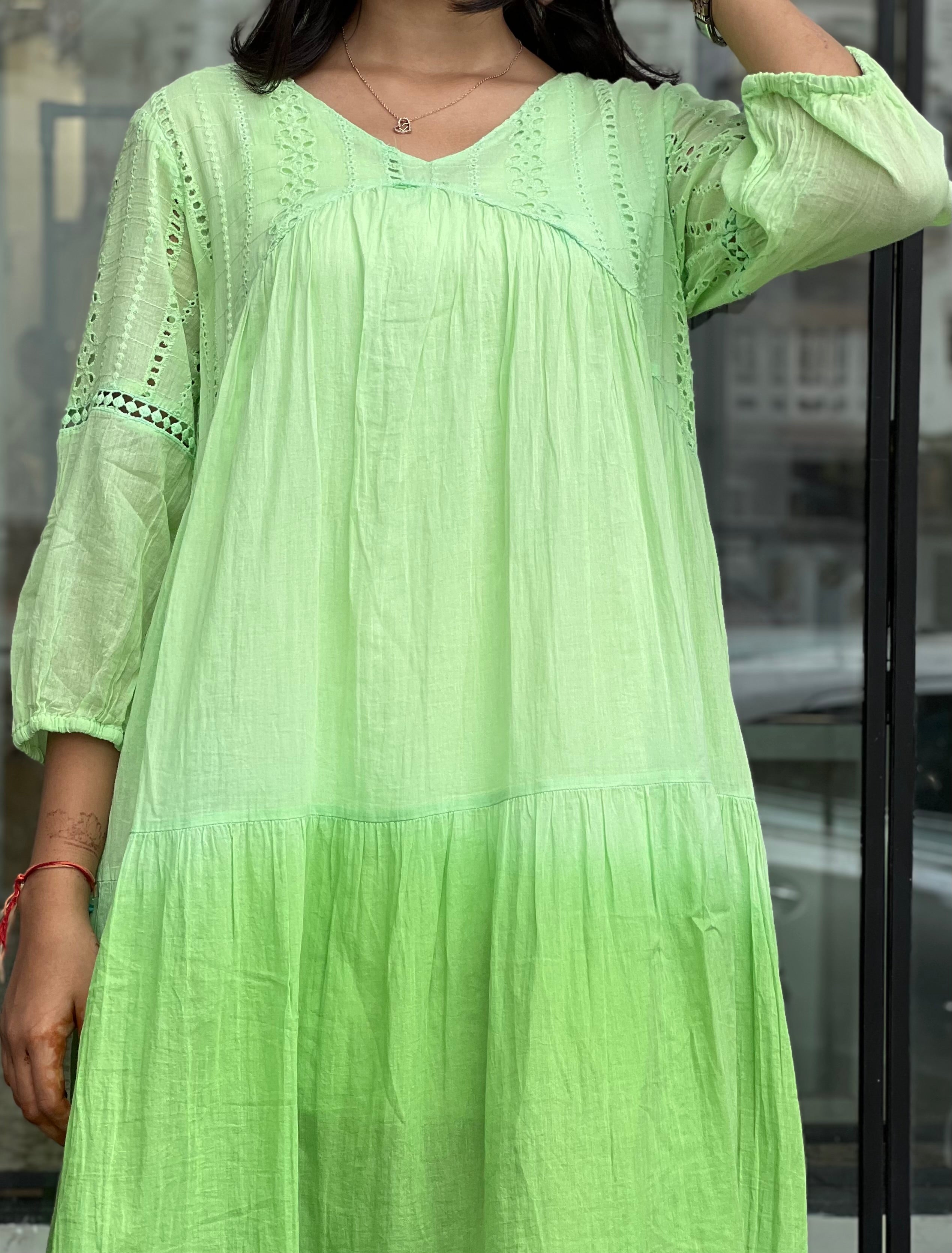 Green Chicken Work One Piece