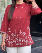 Rust Orange Tunic