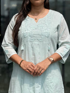 Sky kurti Pant Set