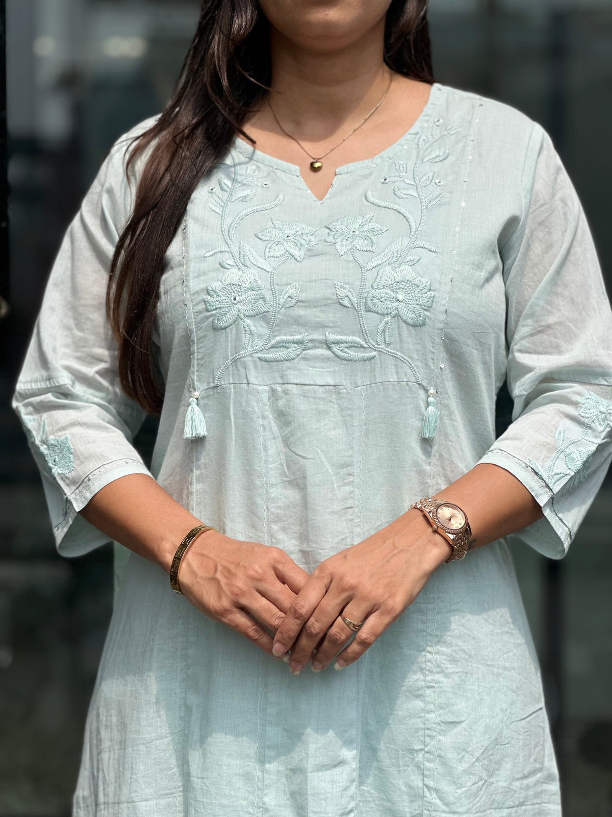 Sky kurti Pant Set