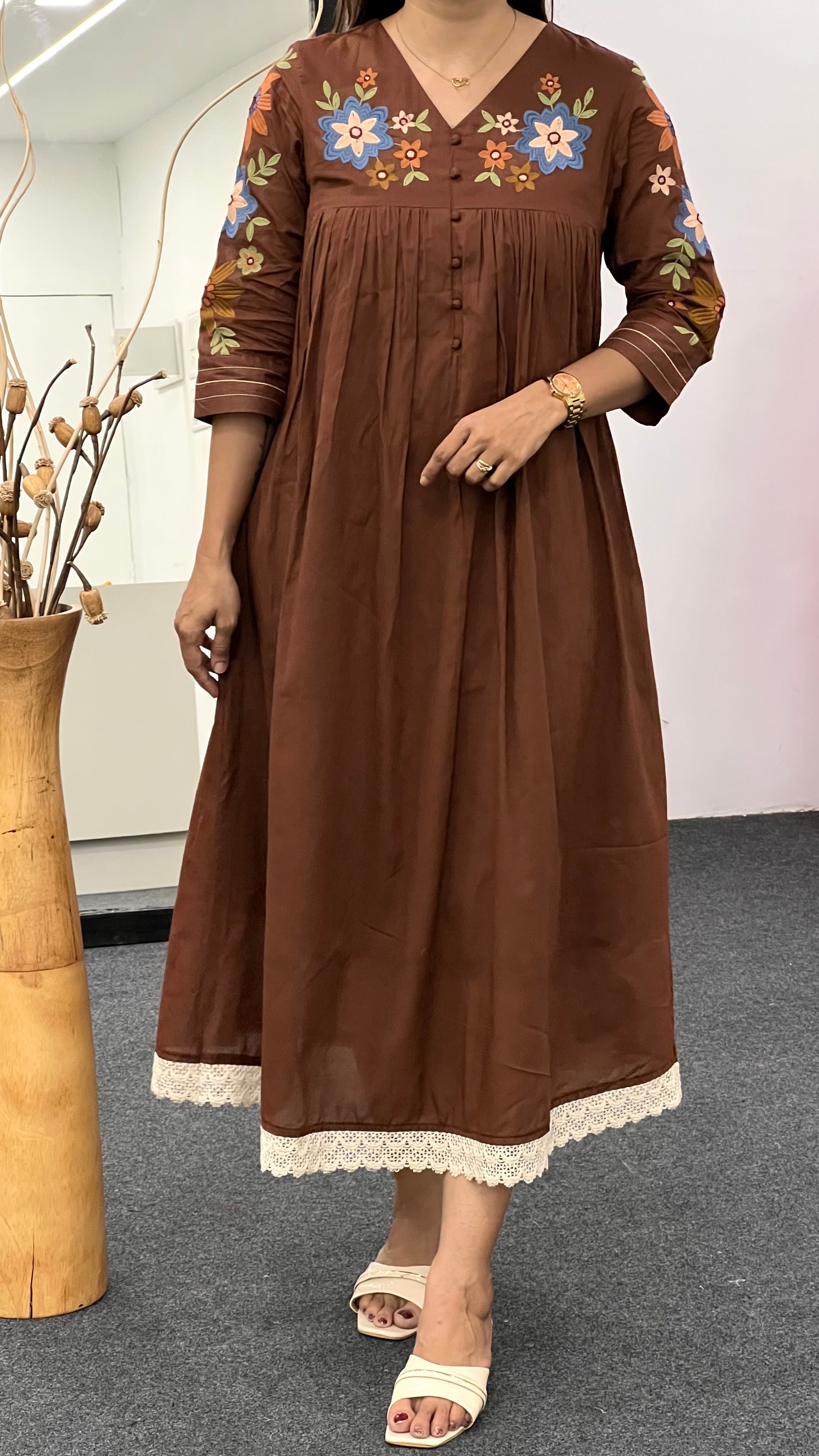 Coffee Single Kurti