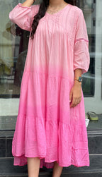 Pink Chicken work One Piece