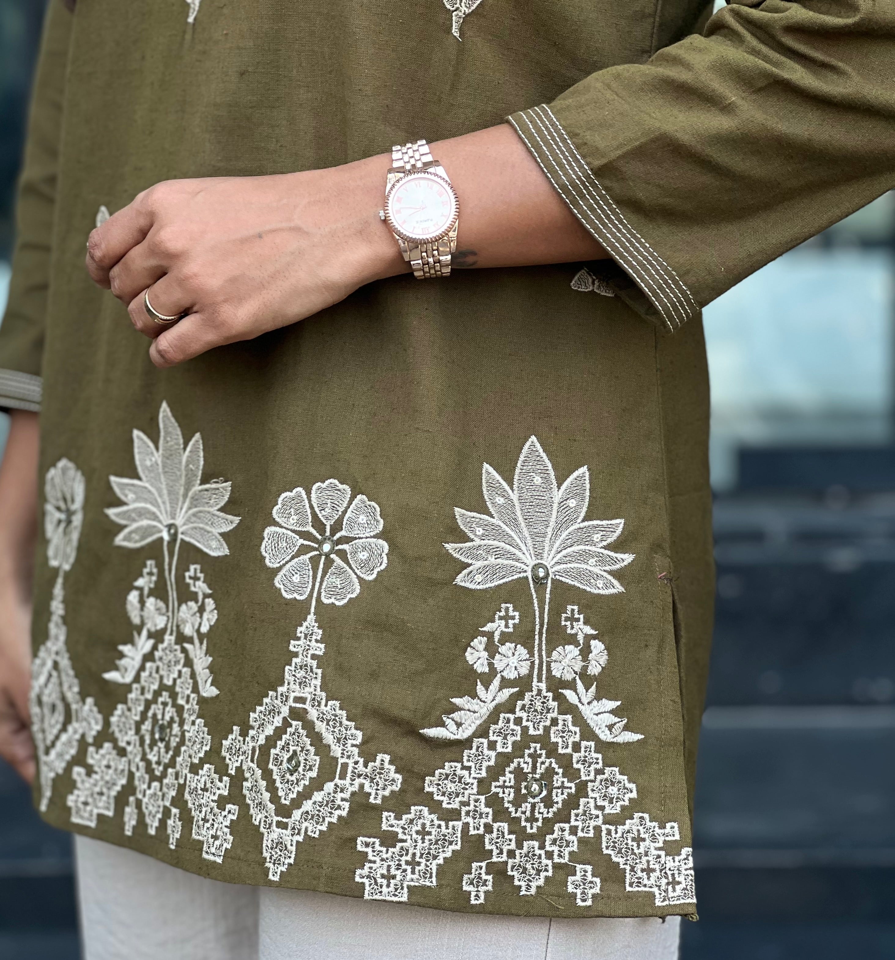 Olive Green Tunic