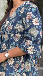 Blue jaipuri Tunic