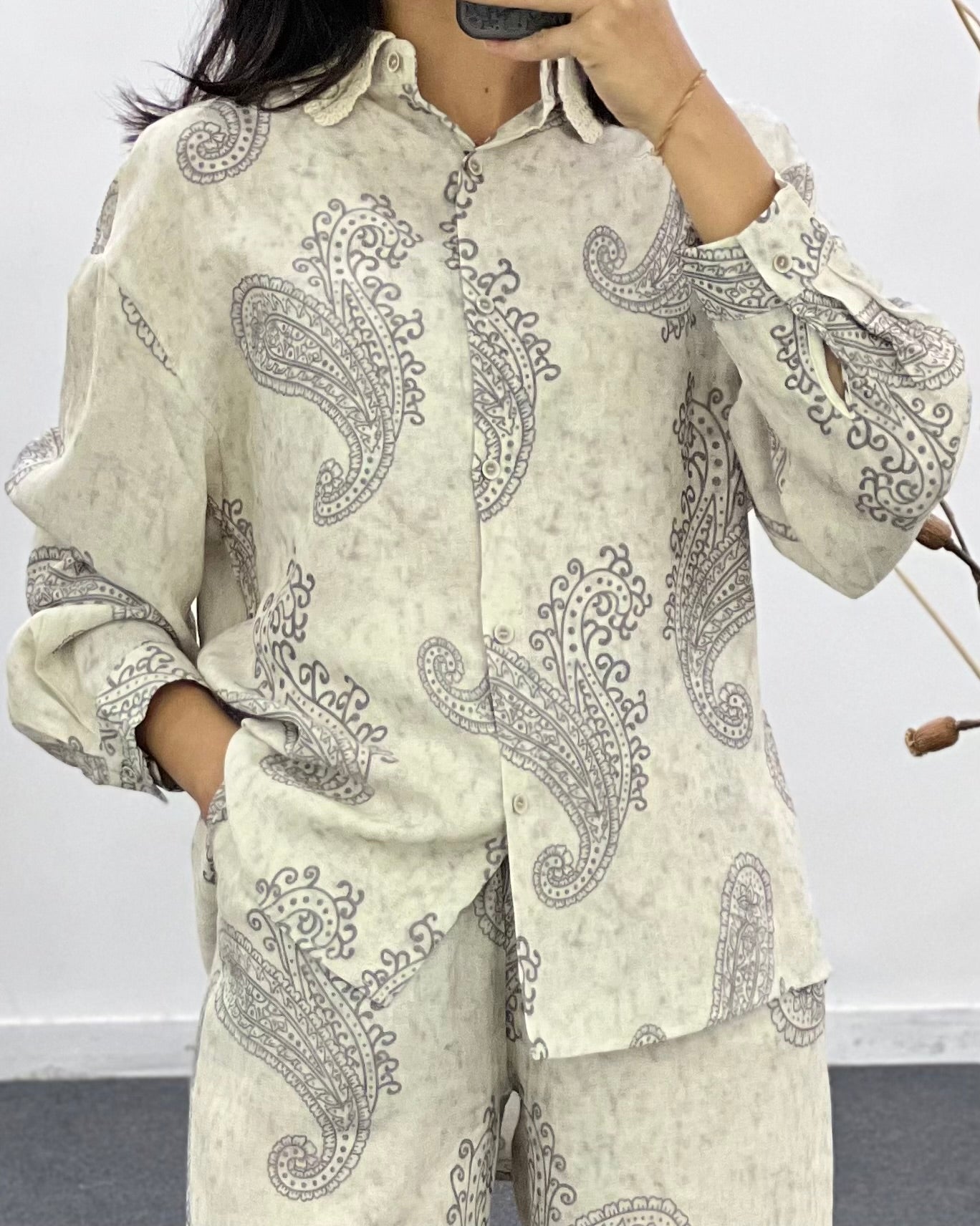 Off-white Printed Co-rd set